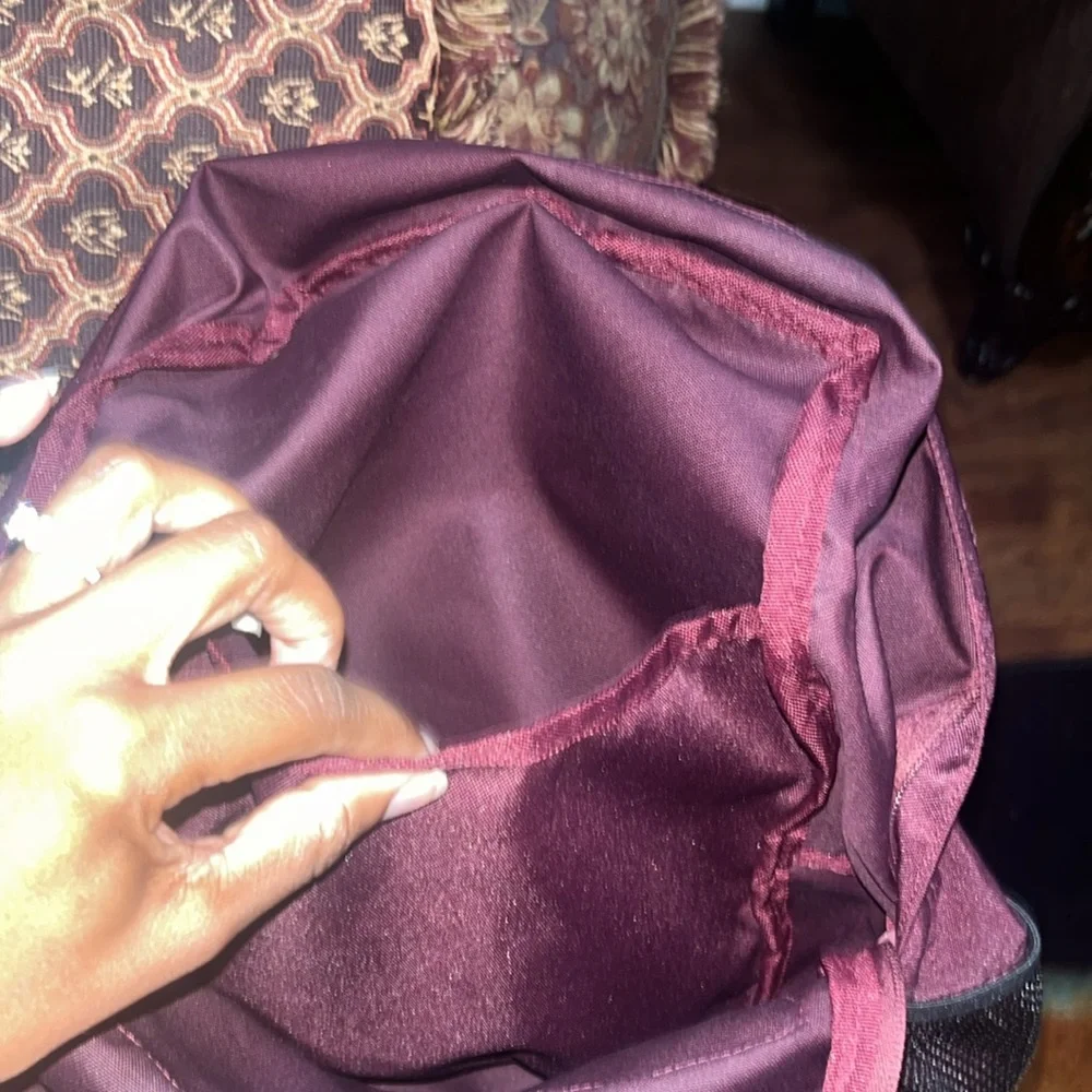 VGUC Pink Victoria’s Secret Multi-pocket Full Sized Backpack - Burgundy
